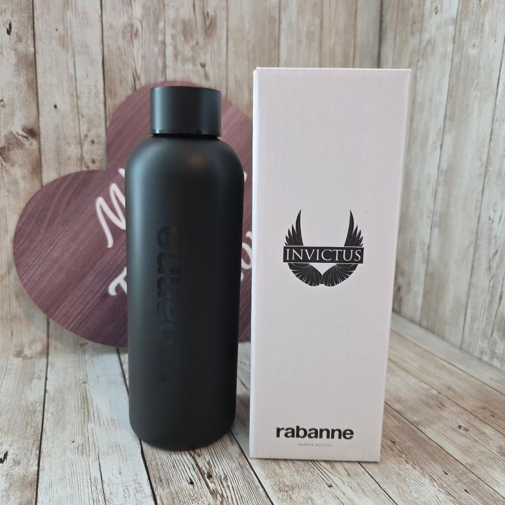 Rabanne Water Bottle Black